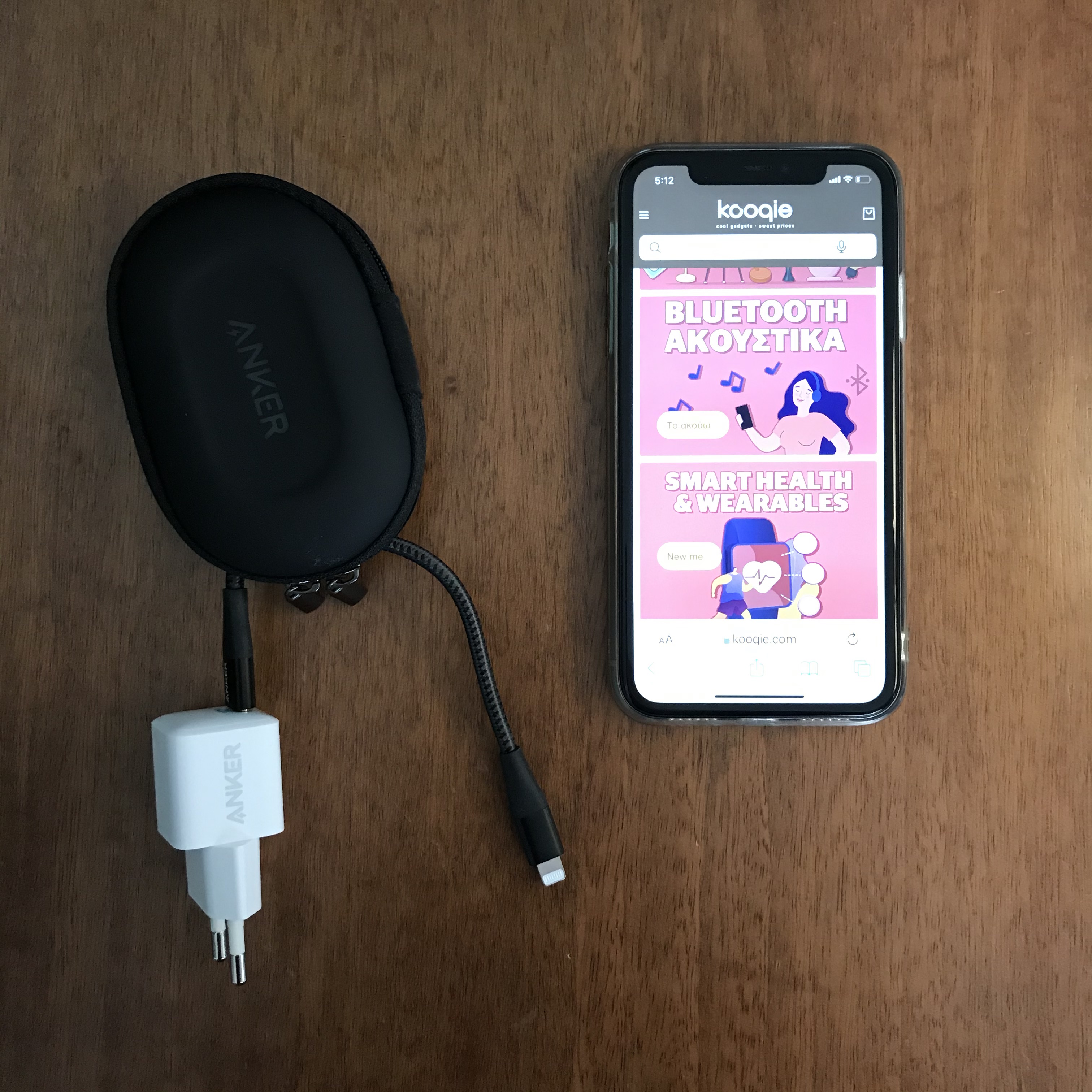 iphone charging with anker nano and cable